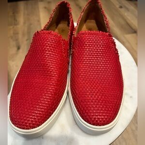 FRYE Women's Ivy Fray Woven Slip in Loafers